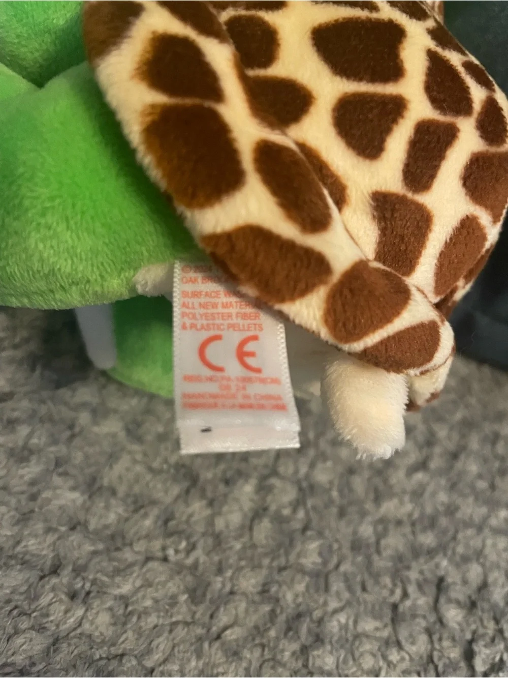 TY Beanie Boos Turbo Green Turtle Plush Stuffed Animal Gold Glitter Eyes w/ Tag